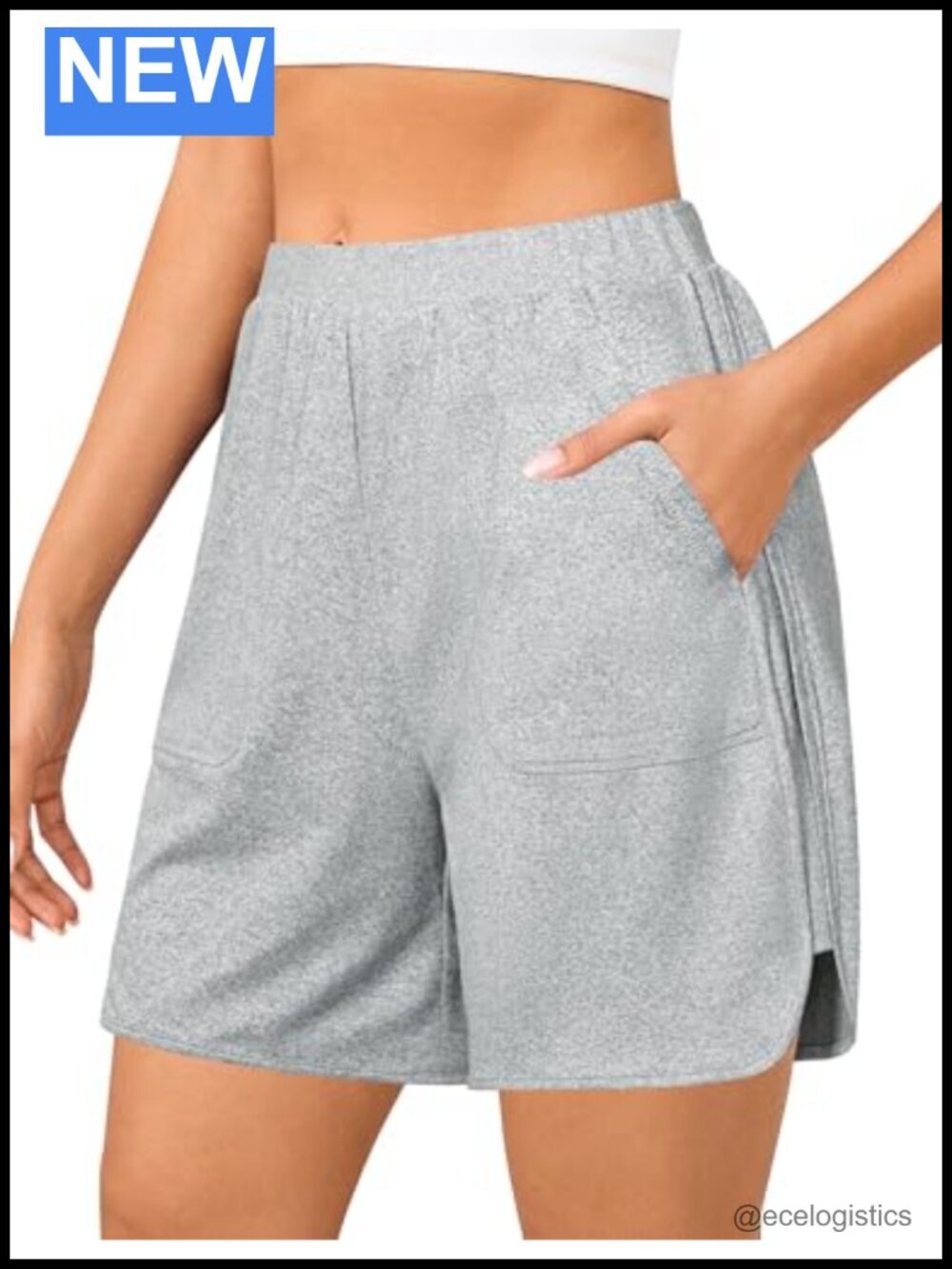 Womens Sweat Shorts Casual Summer Loose Athletic Running Elastic Waist Shorts